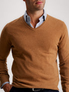 Mr. Blue Camel Thick Wool Pullover
