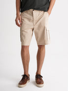 Regular Fit Beige Mr. Blue Shorts