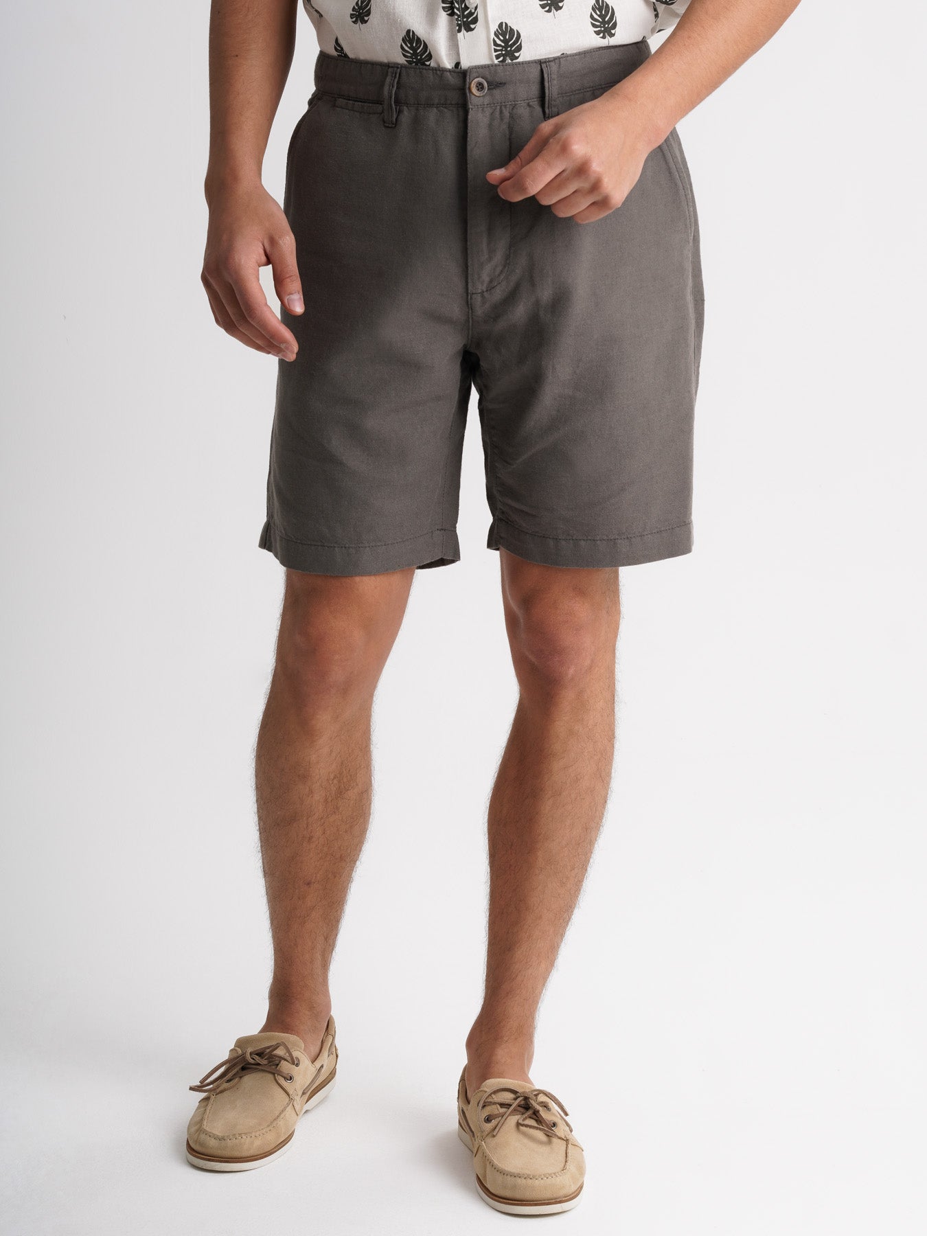 Mr. Blue Green Slim Fit Shorts