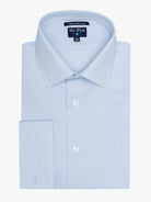 Camisa Classic Fit Popeline Azul Mr. Blue