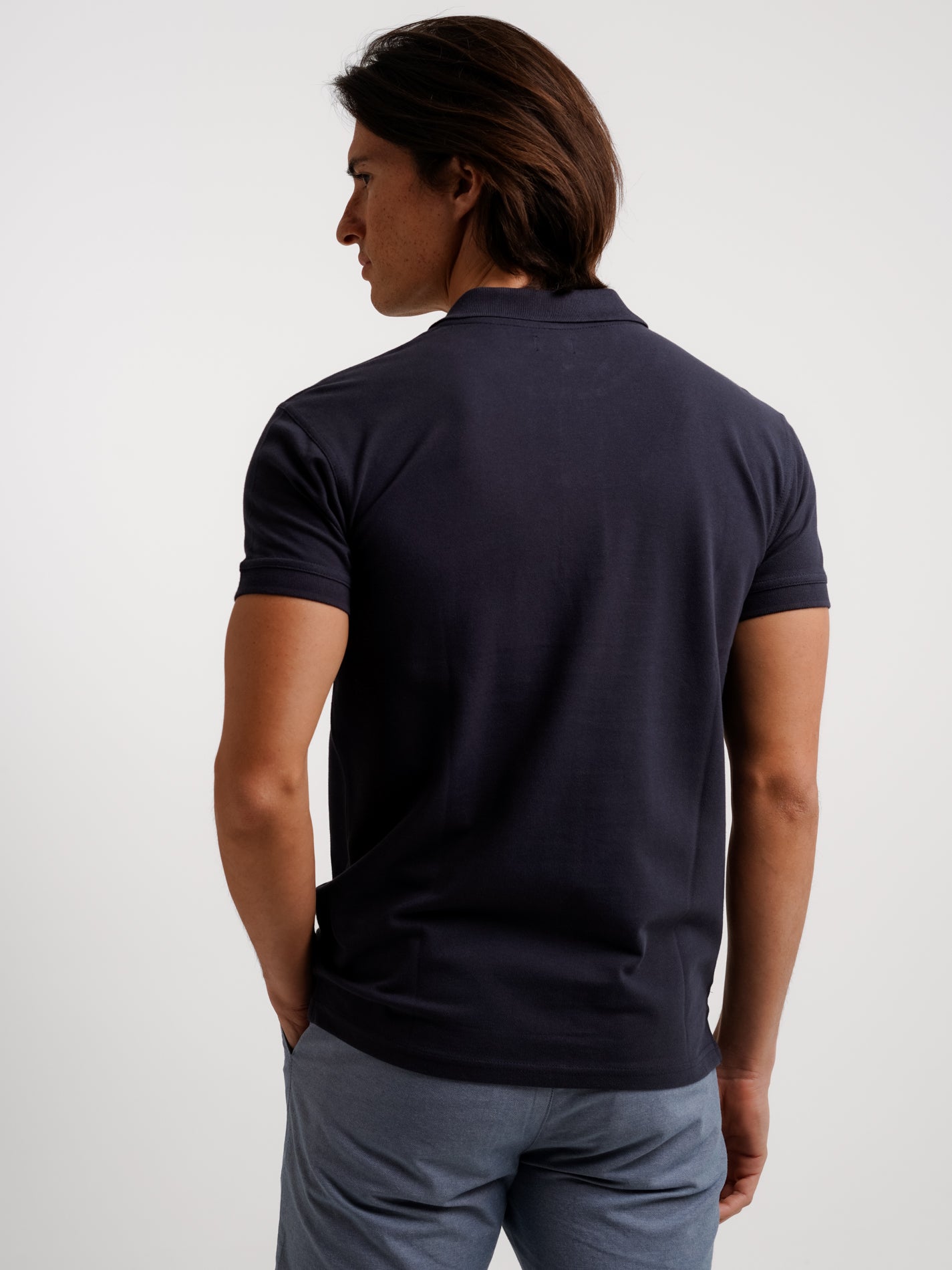 Mr. Blue Regular Fit Piquet Polo Shirt