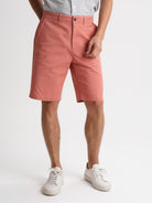 Regular Fit Pink Mr. Blue Shorts