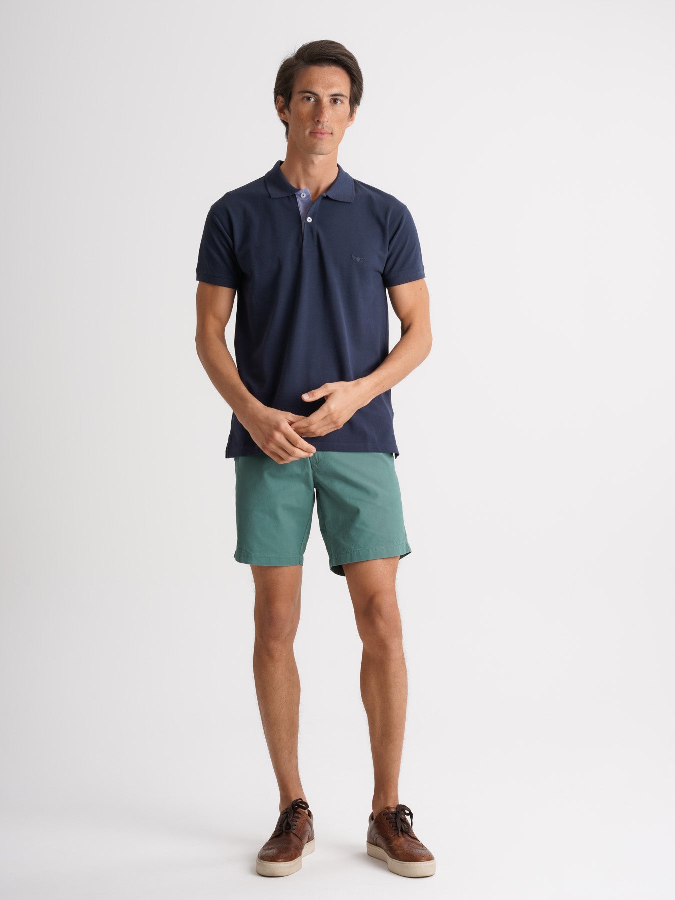 Mr. Blue Regular Fit Piquet Polo Shirt