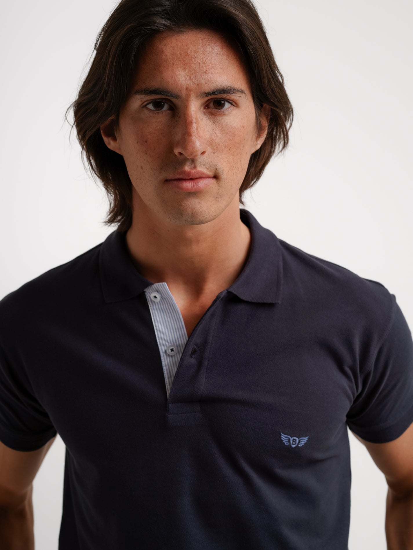 Mr. Blue Regular Fit Piquet Polo Shirt
