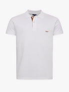 Polo Regular Fit Piquet Branco Mr. Blue