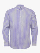 Camisa Regular Fit Popeline Azul Mr. Blue