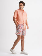Pink Mr. Blue Classic Swimsuit