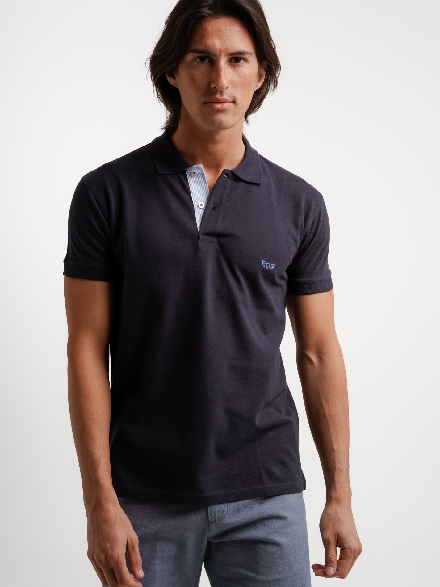 Mr. Blue Regular Fit Piquet Polo Shirt