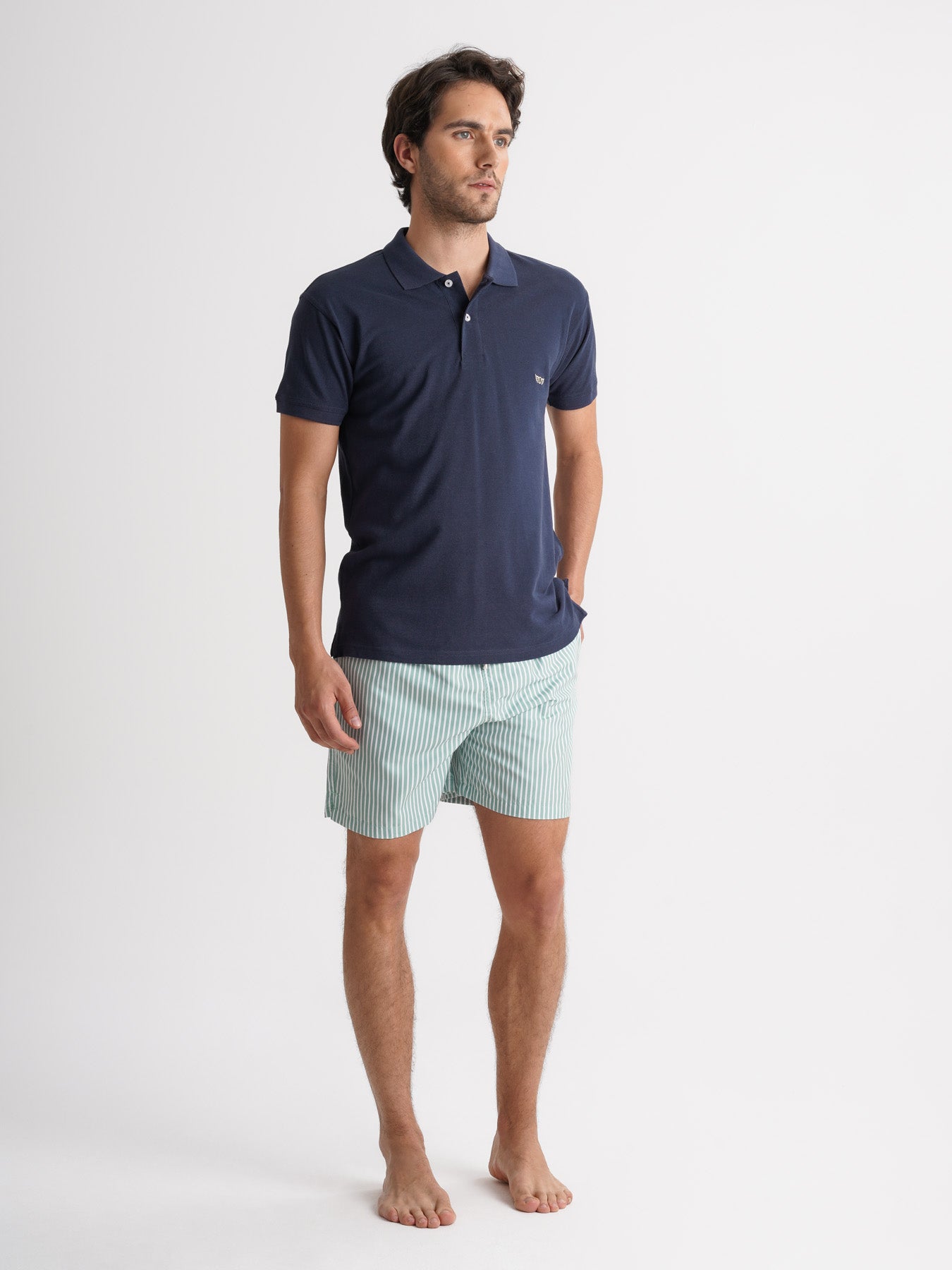 Mr. Blue Regular Fit Piquet Polo Shirt