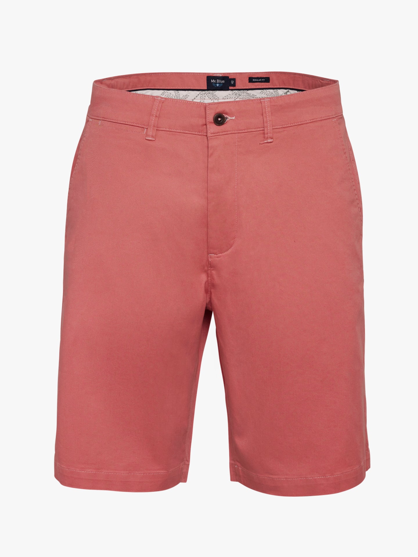 Regular Fit Pink Mr. Blue Shorts