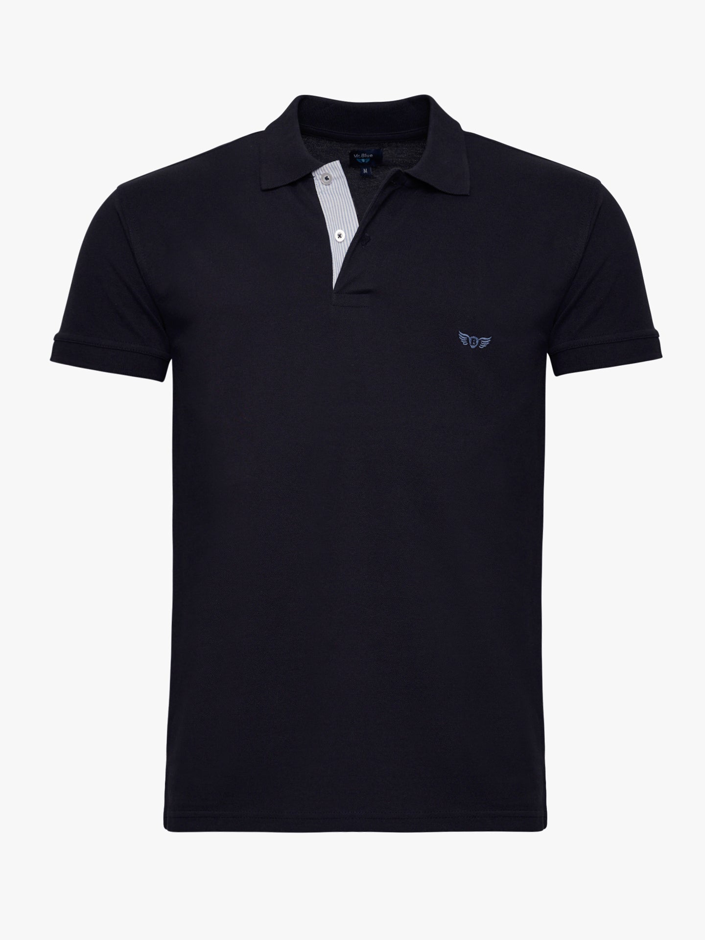 Polo Regular Fit Piquet Azul Mr. Blue