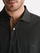 Mr. Blue Regular Fit Piquet Gray Polo Shirt