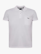 Polo Regular Fit Piquet Branco Mr. Blue