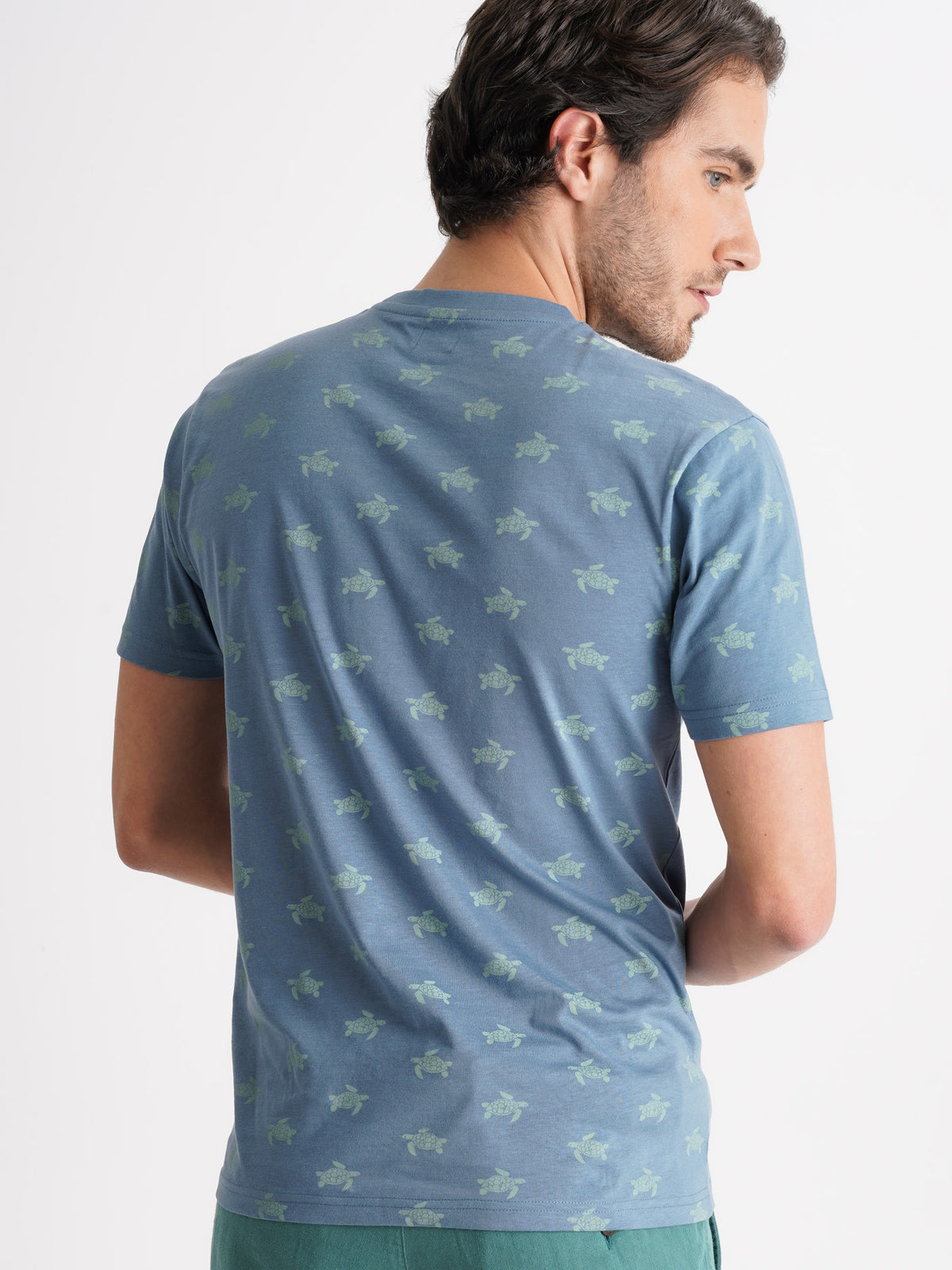 Mr. Blue 100% Cotton Blue T-Shirt