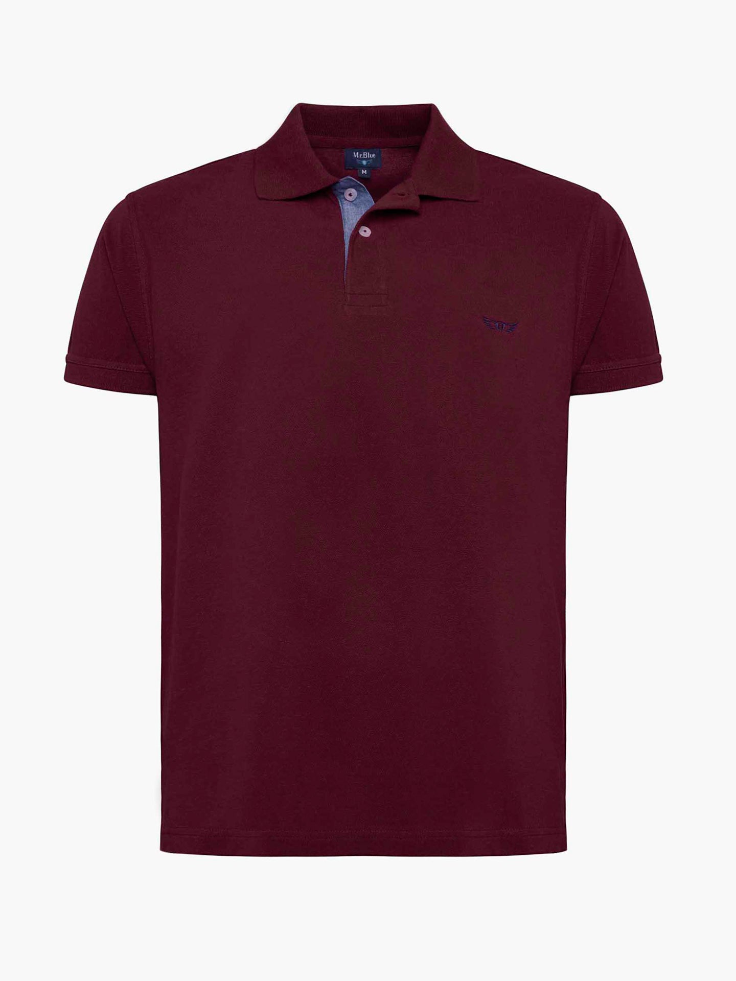 Polo de piquet rojo de corte estándar de Mr. Blue