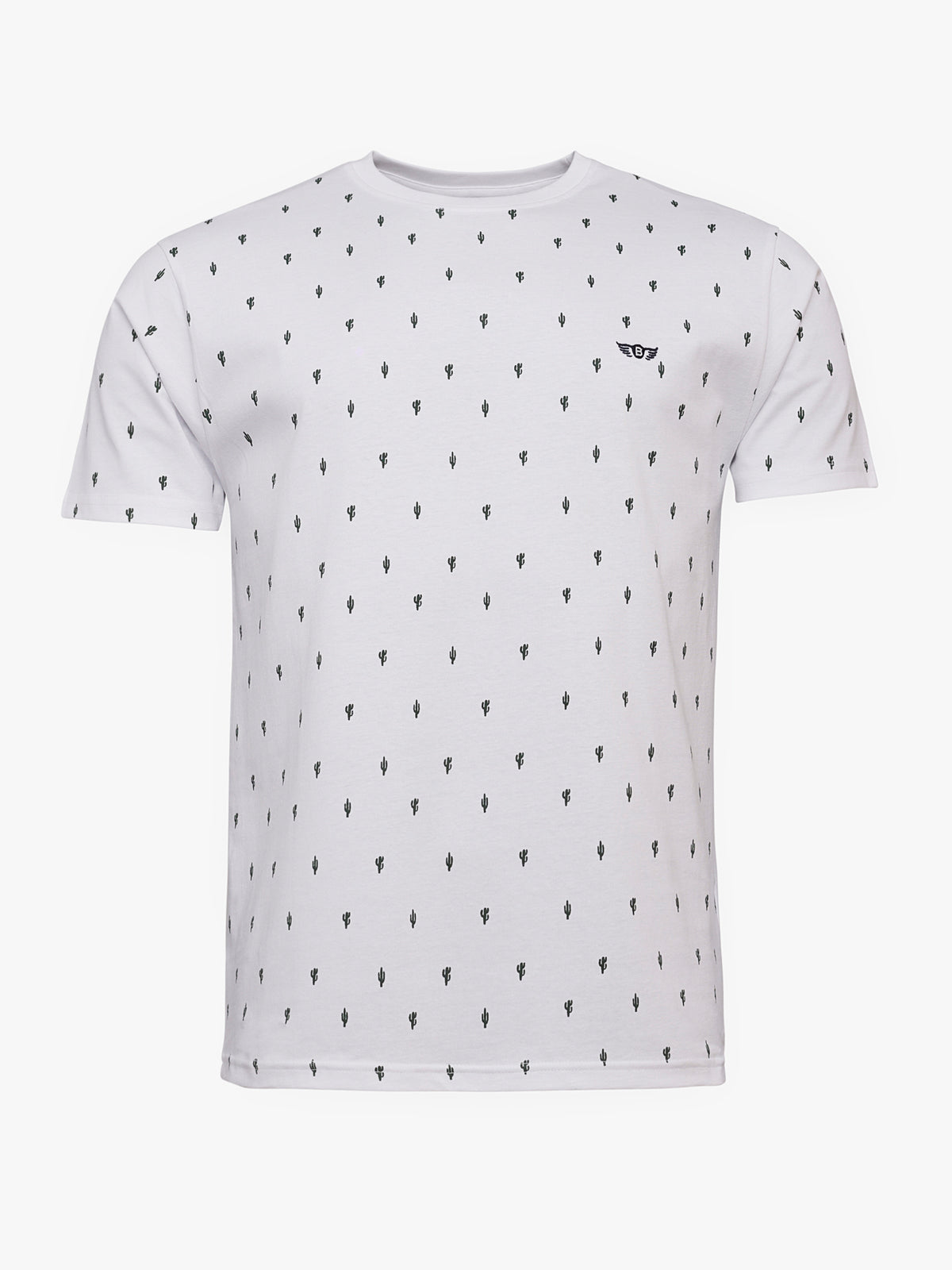 Camiseta Mr. Blue 100% Algodón Blanco