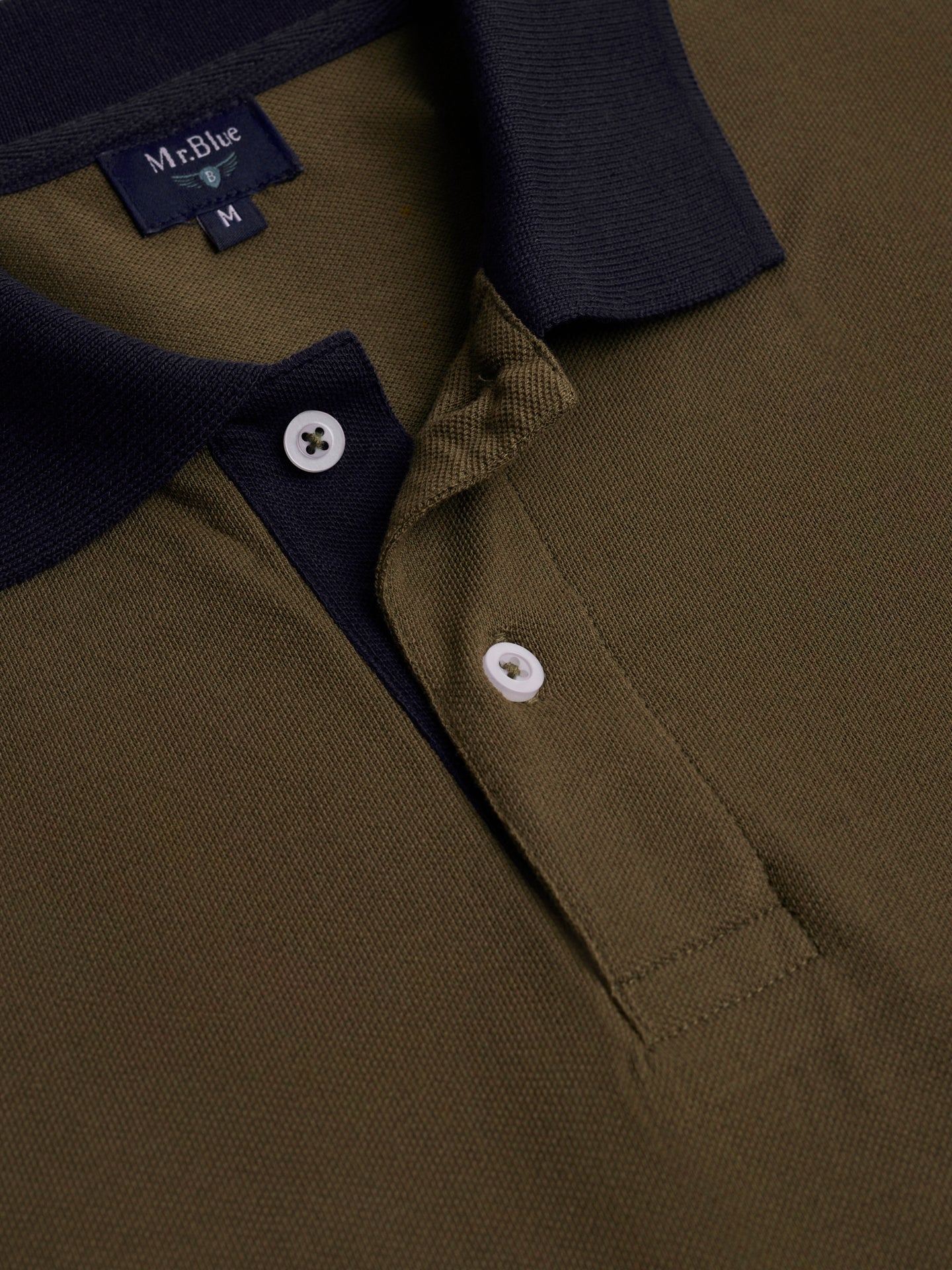 Polo Regular Fit Piquet Verde Mr. Blue