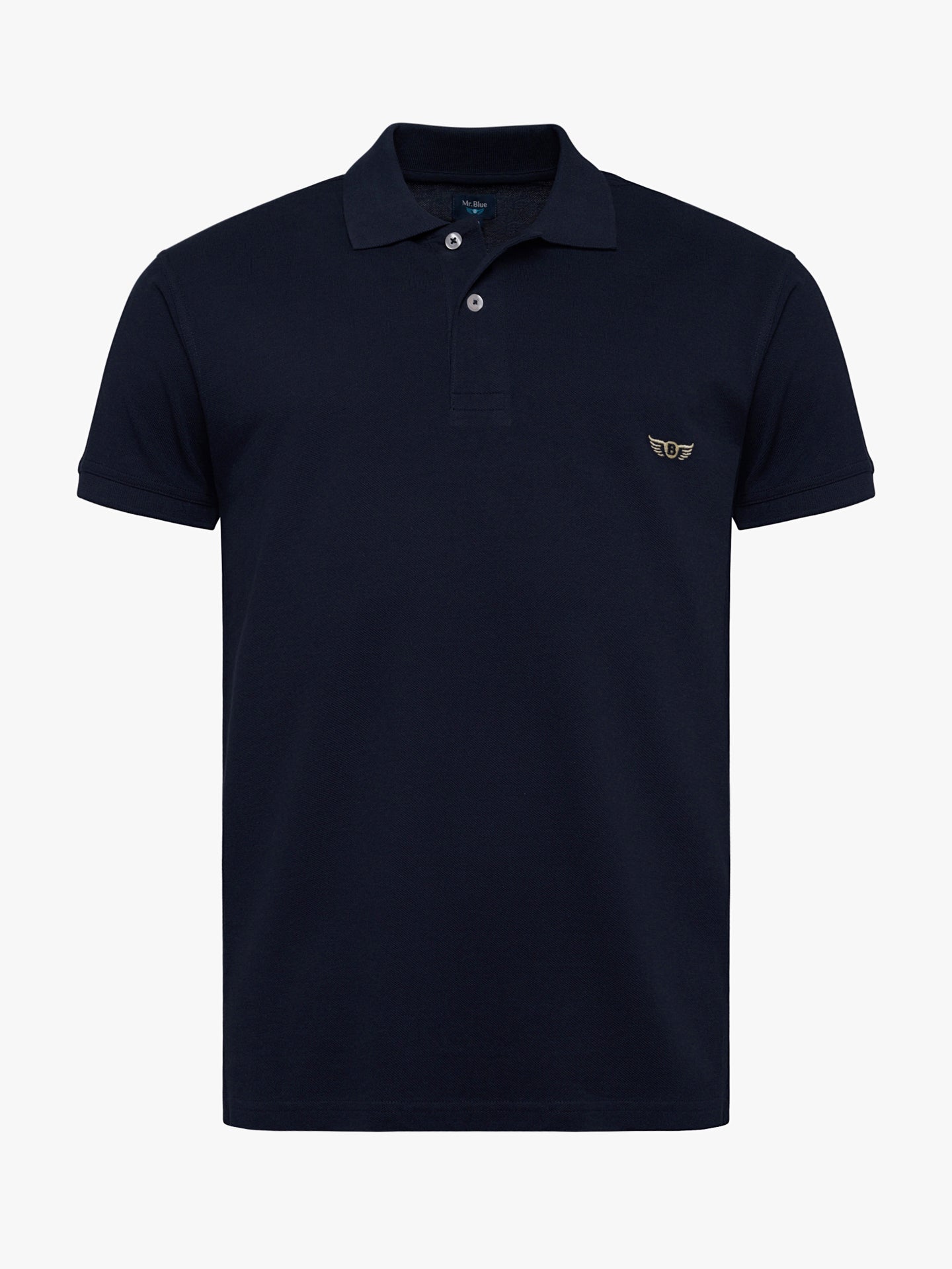 Mr. Blue Regular Fit Piquet Polo Shirt