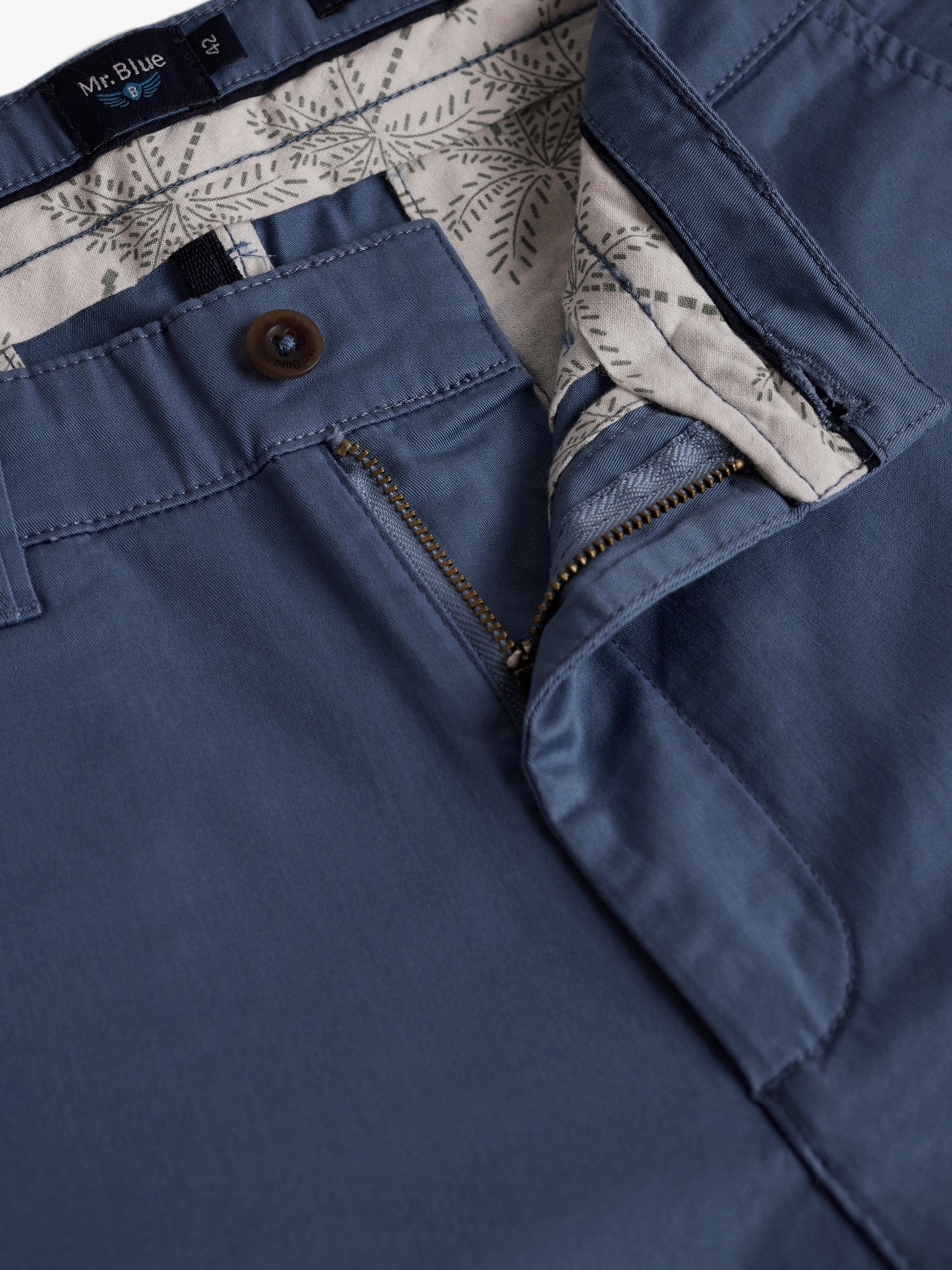 Mr. Blue Regular Fit Blue Shorts